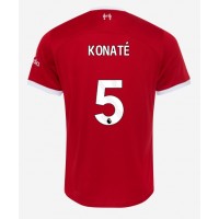 Stroje piłkarskie Liverpool Ibrahima Konate #5 Koszulka Podstawowej 2023-24 Krótki Rękaw